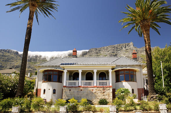 Exterior view of Cape Riviera guest house in Cape Town.