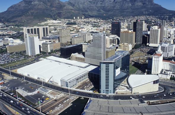 Cape Town foreshore freeway. Cape Town foreshore freeway.